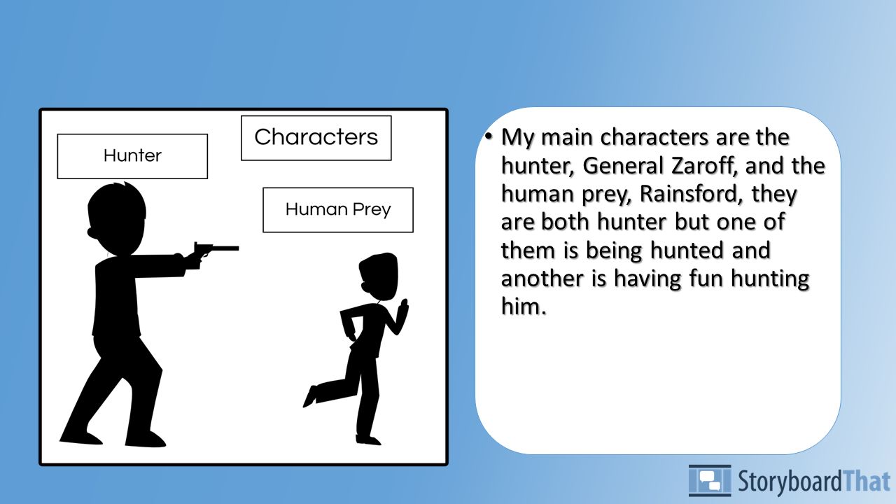 Character analysis essay about general zaroff
