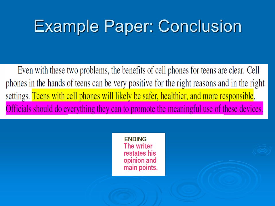 Example Paper: Conclusion