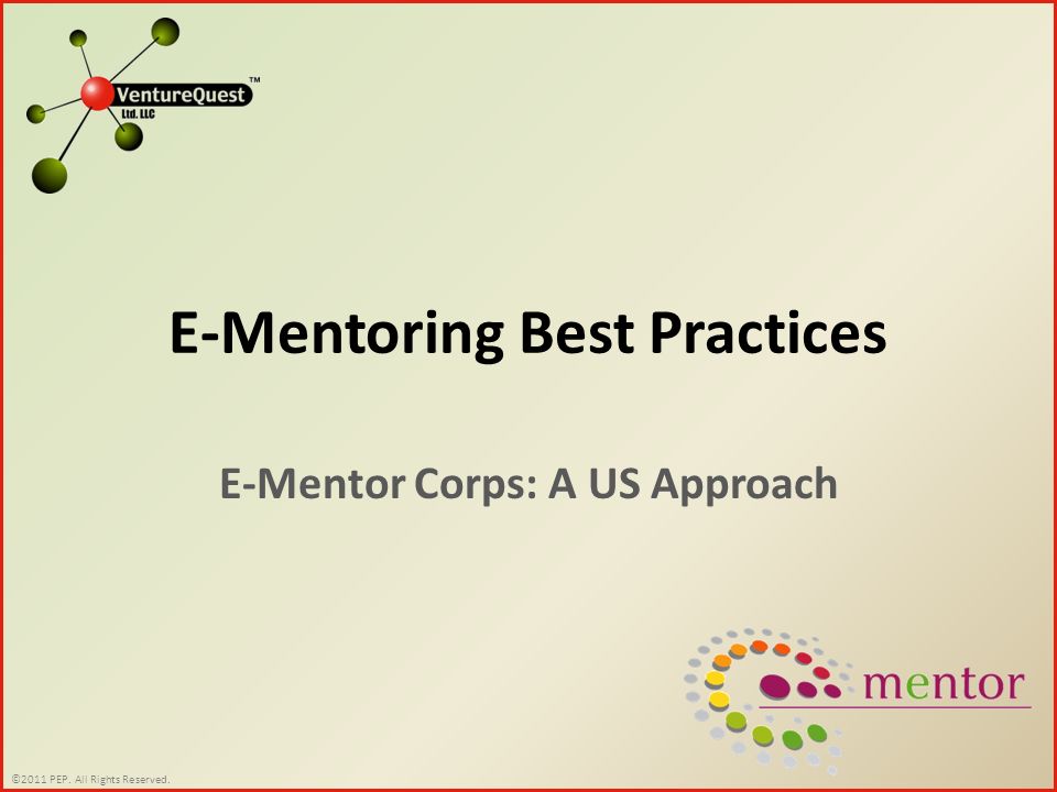 mentoring best practices