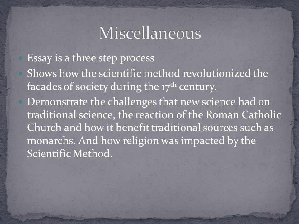 Essay Science