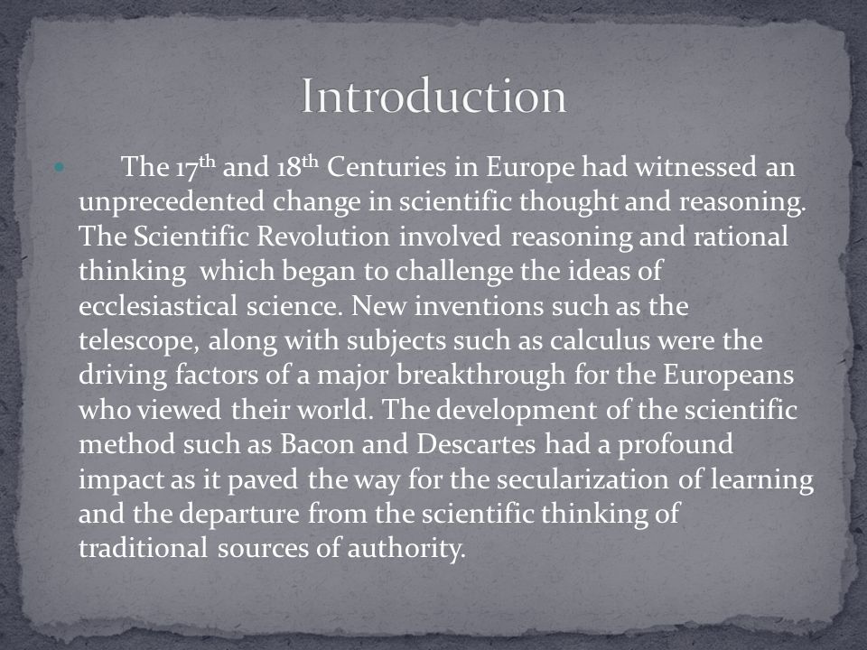 Essay On Scientific Revolution