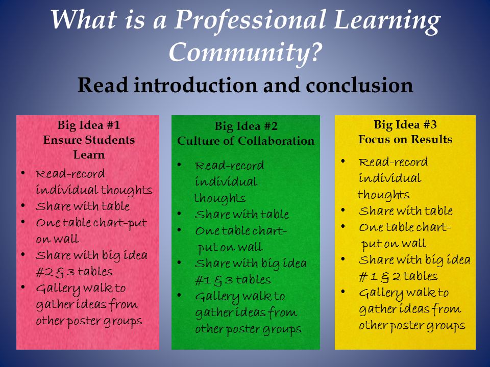 professional learning community