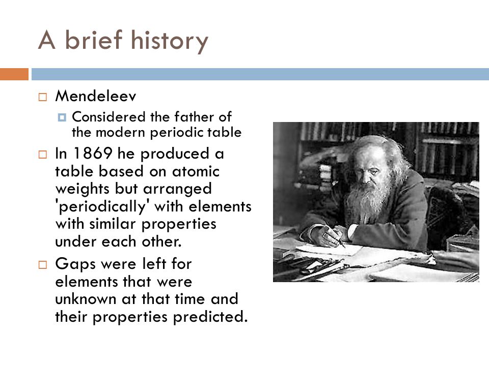 Periodic Table glenn seaborg contributions to the modern periodic table : HISTORY OF THE PERIODIC TABLE. What is the periodic table? How is ...