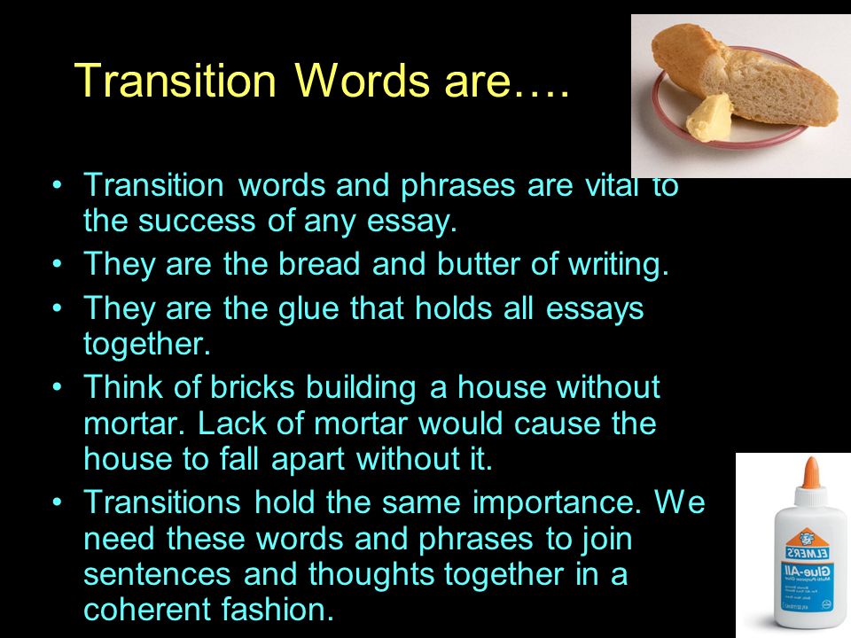 Transition In An Essay