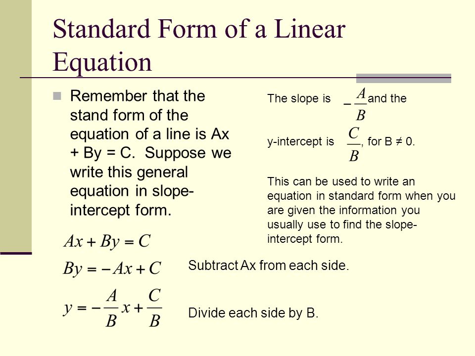 General Form Equation Of A Line Tessshlo Equation Of A Line In General Form Talkchannels
