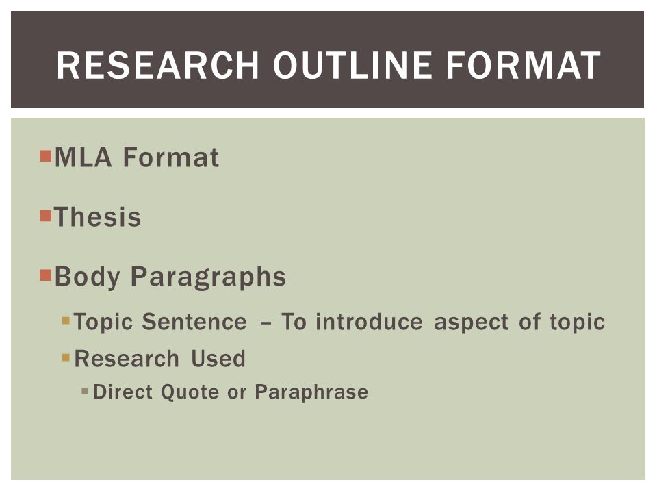 mla format thesis body paragraphs topic sentence to mla format body paragraph