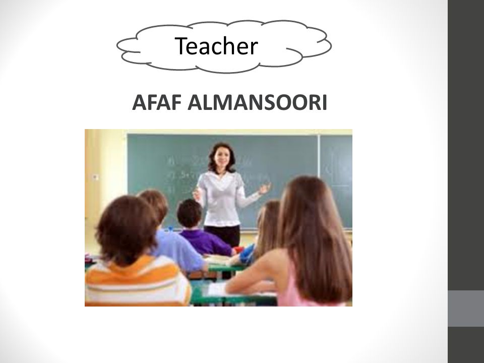 AFAF ALMANSOORI Teacher