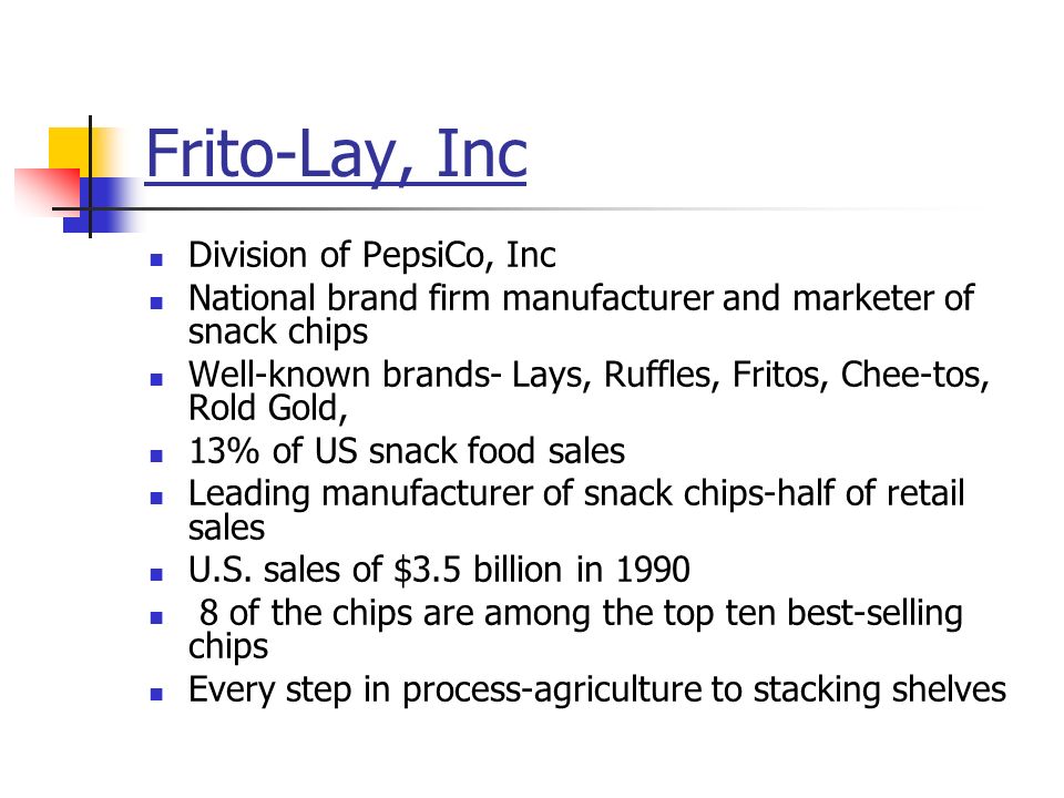 frito lays case study frito lays case study