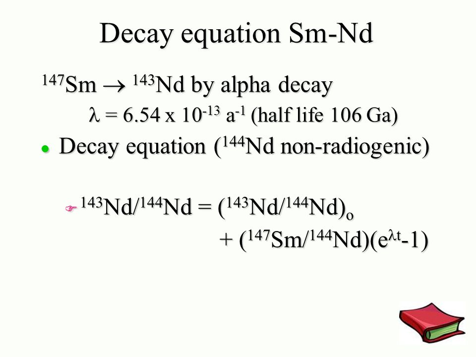 Isotopes Update Midterm Graded Today What Are 25 147 Sm 143 Nd By Alpha Decay