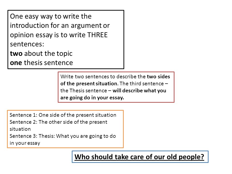 Different parts of essay writing