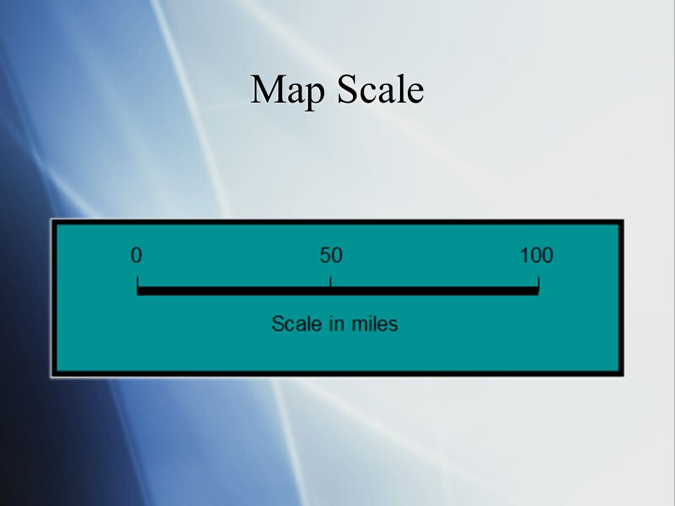 Map Scale