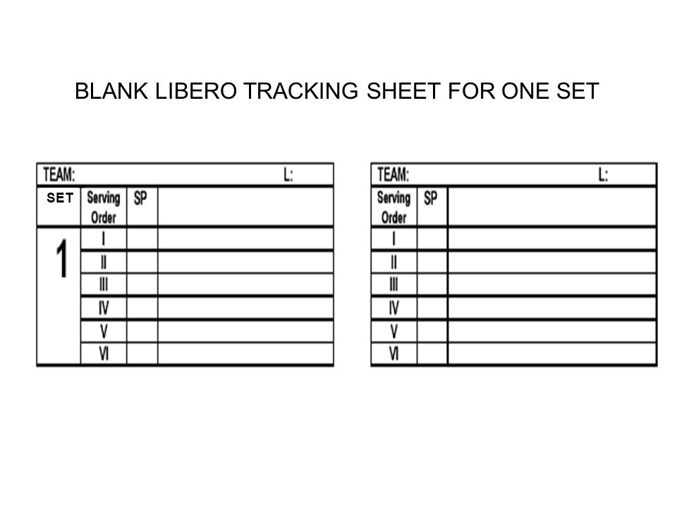 instructions for tracking the libero season ppt download libero tracking sheet instructions