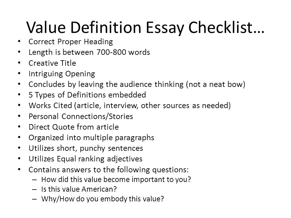 Heading Of An Essay