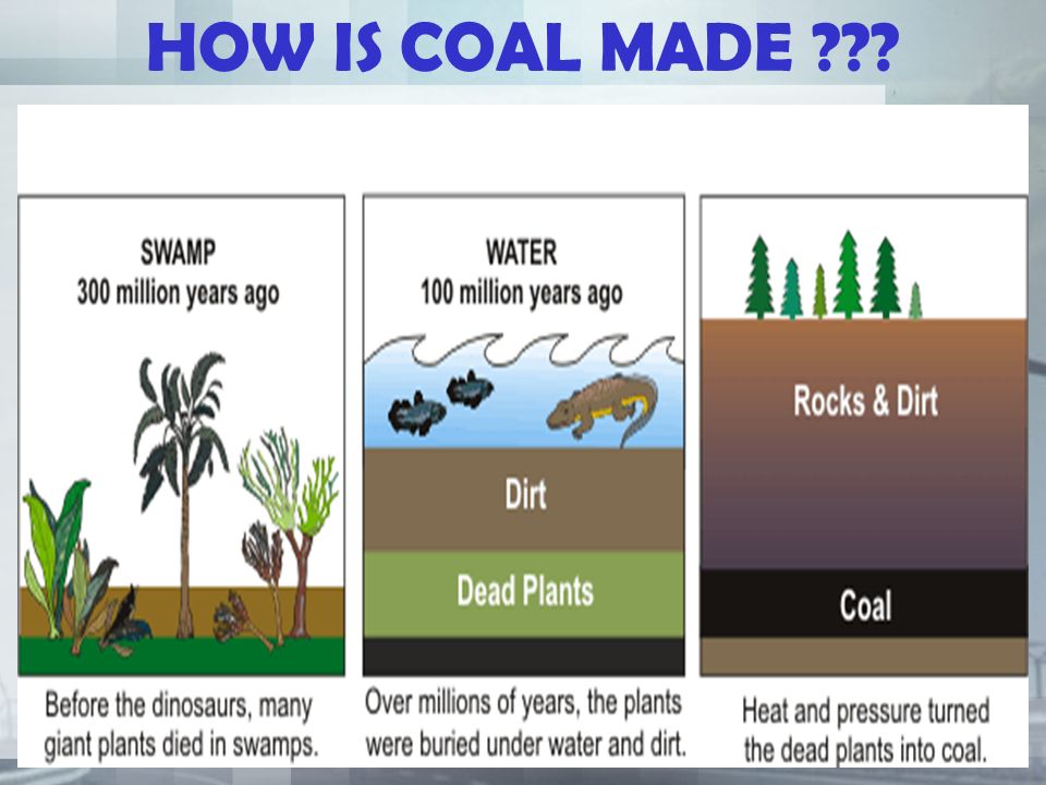 HOW IS COAL MADE