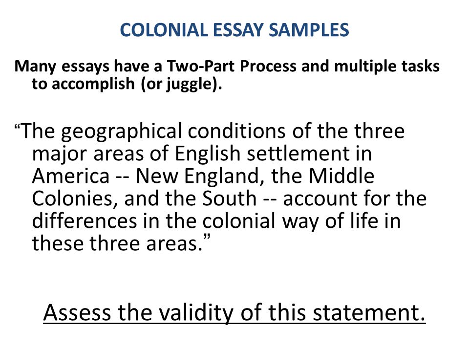 jamestown essay