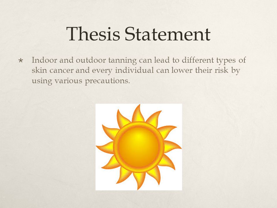 different types of thesis