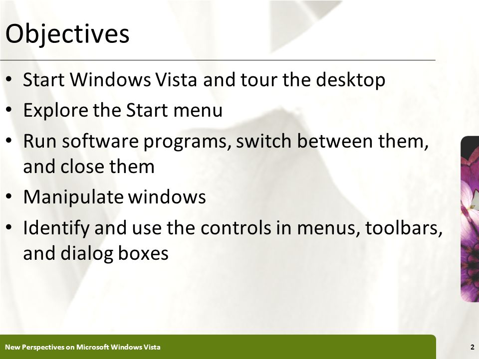 Switching Between Windows Vista