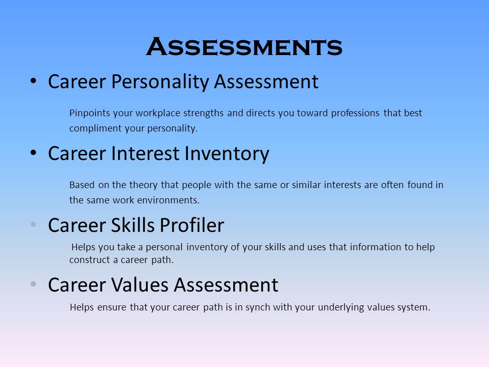 workplace values assessment