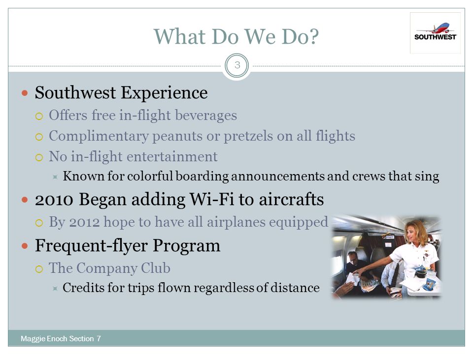 maggie enoch section 7 9 22 11 southwest airlines ppt download swa frequent flyer