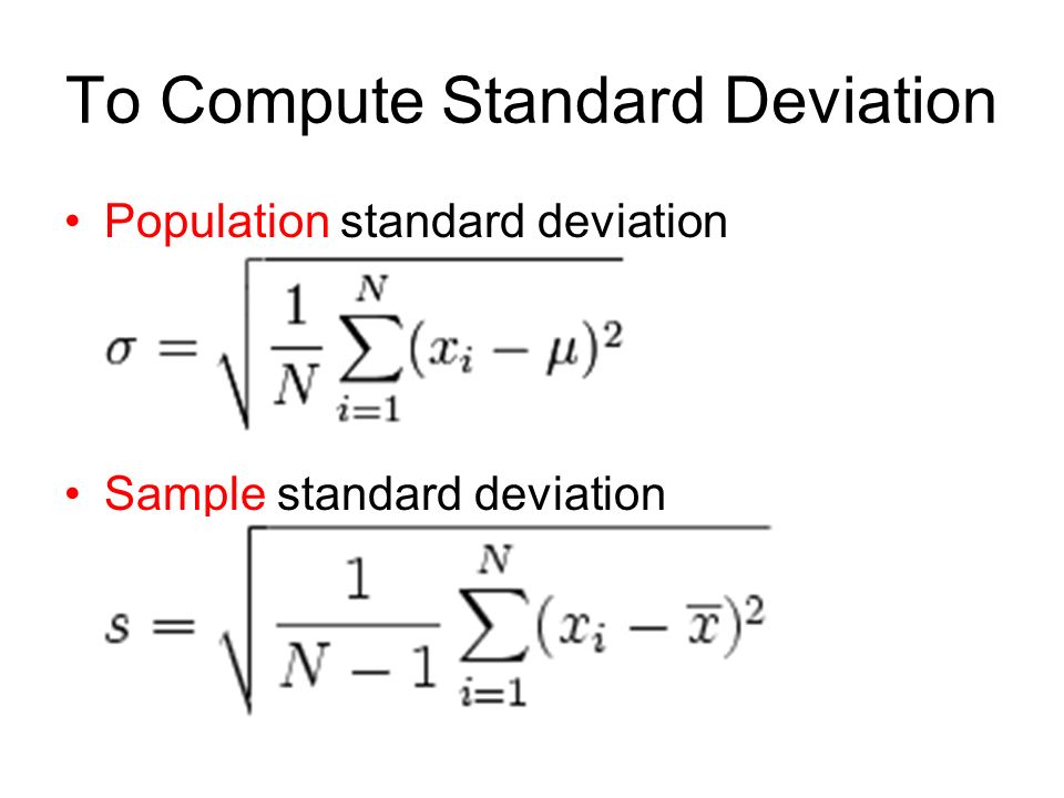 Equation To Find Standard Deviation Jennarocca Equation To Find Standard Deviation Jennarocca