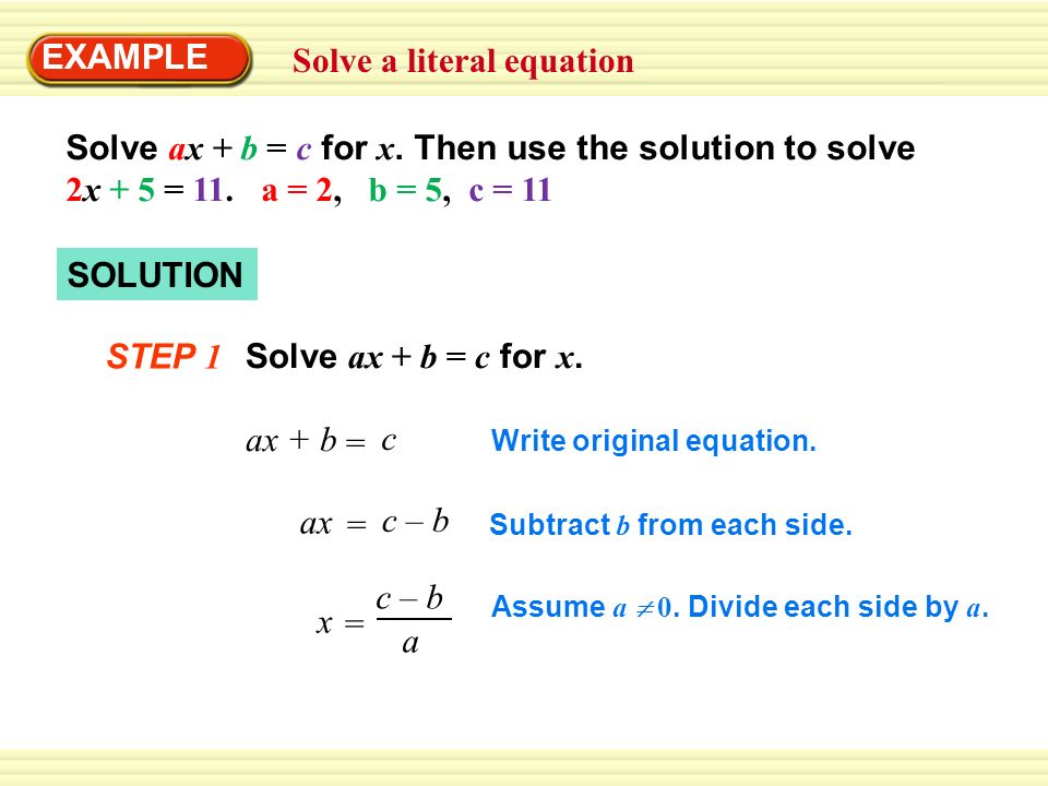Define Literal Equations Talkchannels Example Of Literal Equation Talkchannels