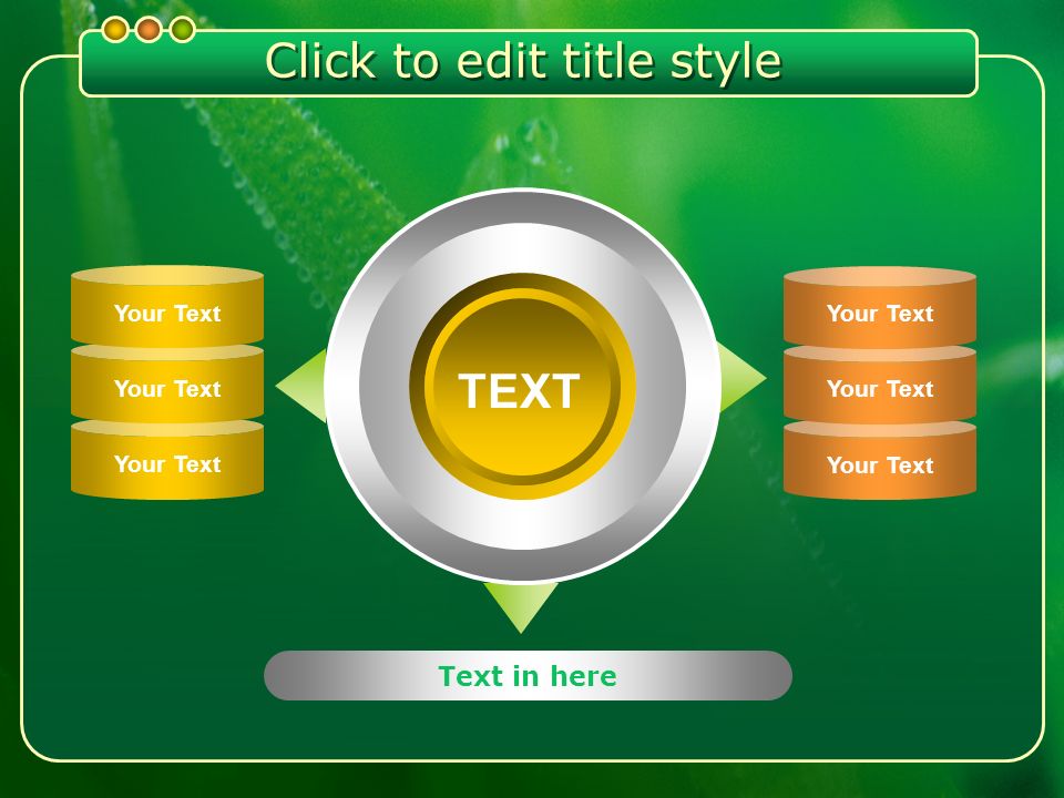 Click to edit title style Your Text TEXT Your Text Text in here