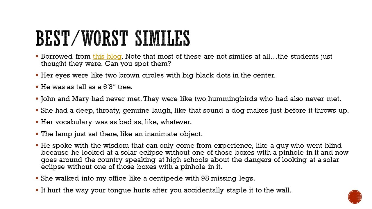 rude similes funny simile examples