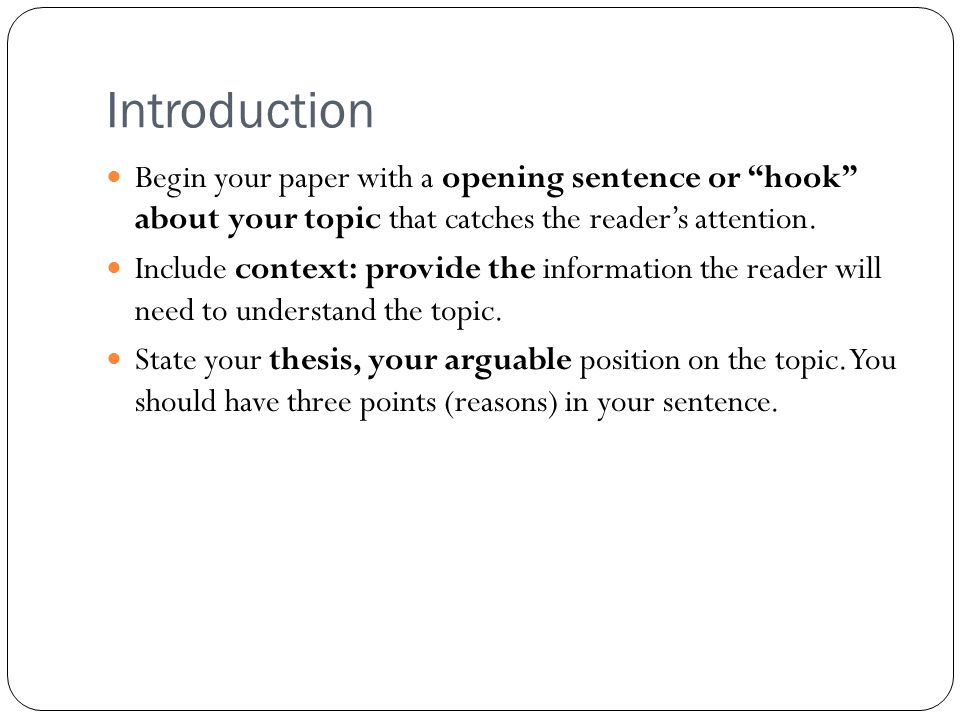 opening sentences for essays