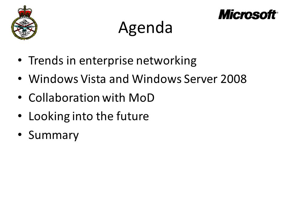 Server 2008 Into Vista