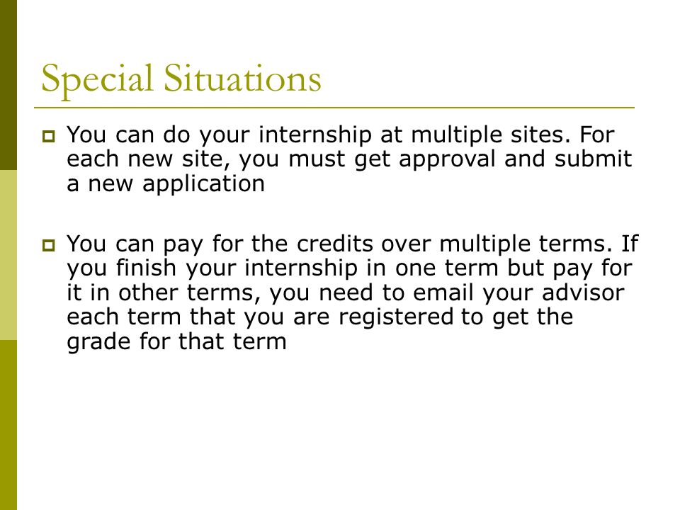 how to get a internship