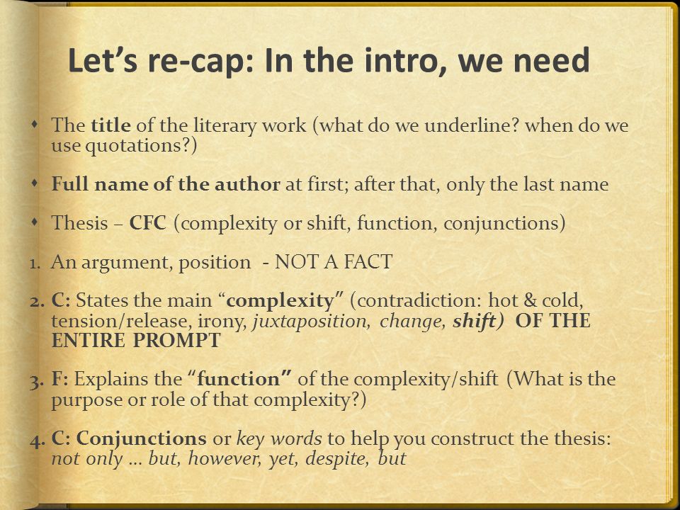 Ap Lit Essays