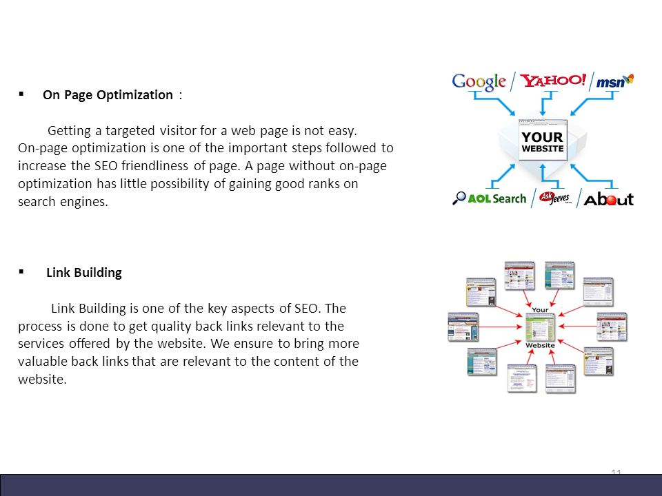  On Page Optimization : Getting a targeted visitor for a web page is not easy.