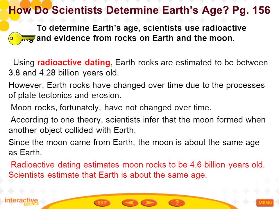 Science behind radioactive dating
