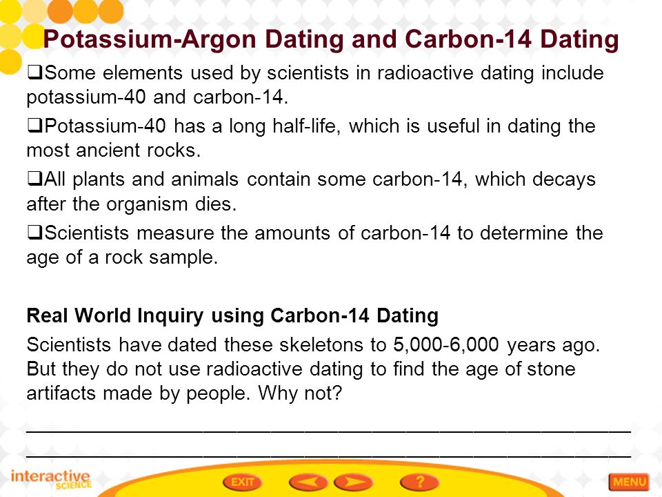 Radiometric Dating