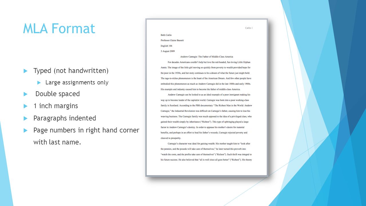 Mla For Essay