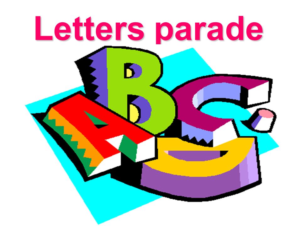 Letters parade