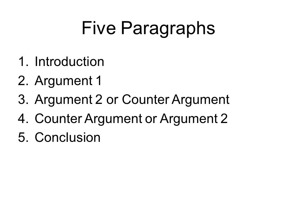 types of argumentative essays