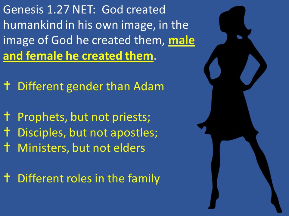 Image result for genesis god created them male and female