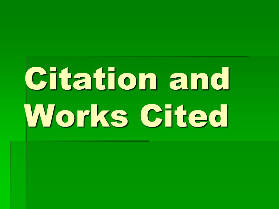 Essay Works Cited