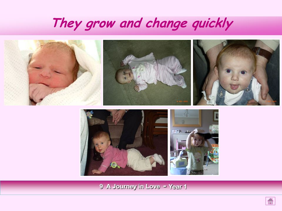 They grow and change quickly 9 A Journey in Love - Year 1