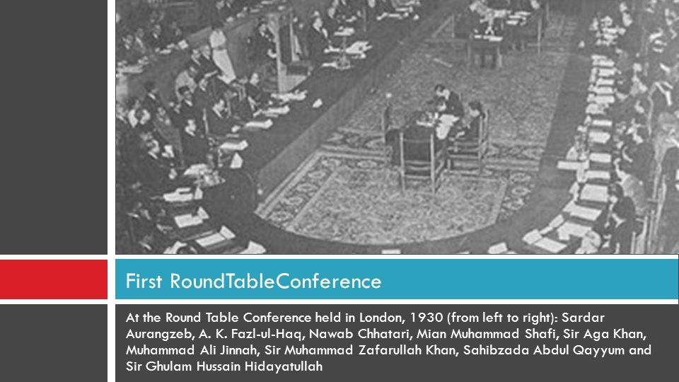 Round Table Conferences By Zishaan Iqbal Azmi History P Iii At The Round Table Conference Held In London 1930 From Left To Right