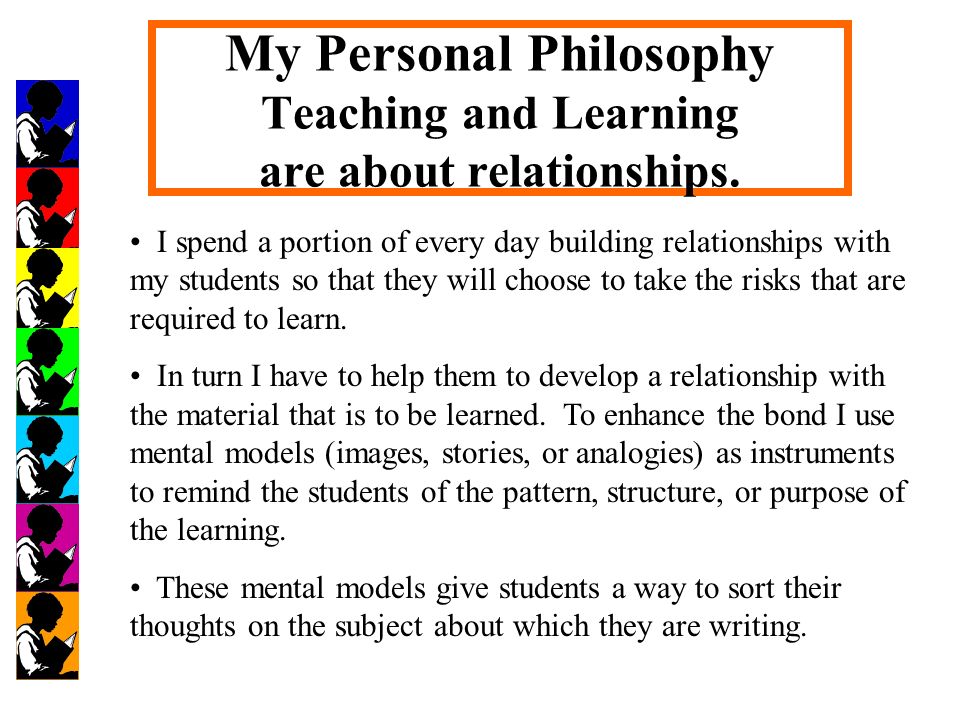 Philosophy About Teaching And Learning Lawteched Using Mental Models To Enhance Student Writing Diane Fanning Teaching Philosophy Statement Sample Best Template Collection