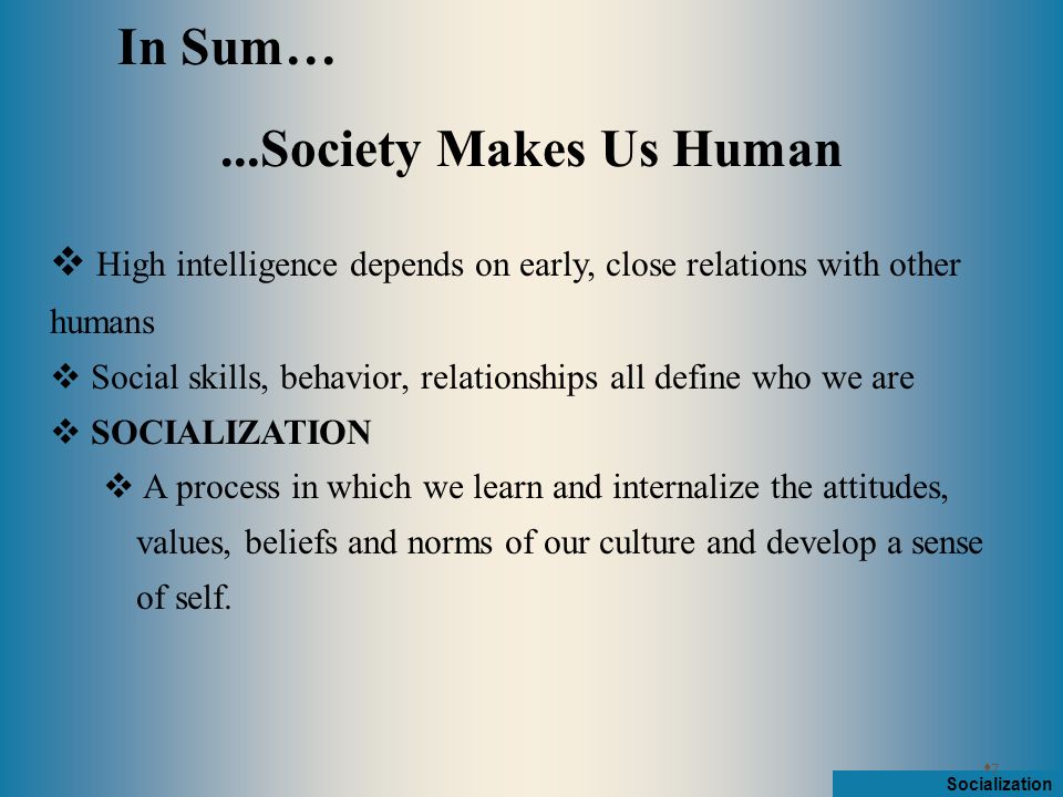 internalization of values socialization of the internalization of values socialization of the
