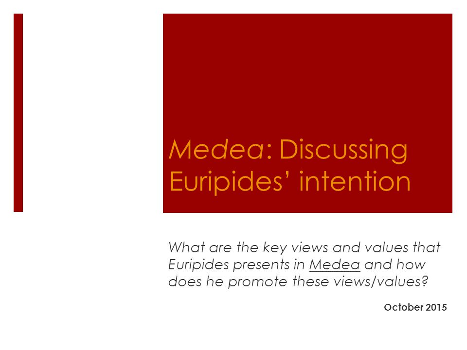 euripides play medea essay euripides play medea essay