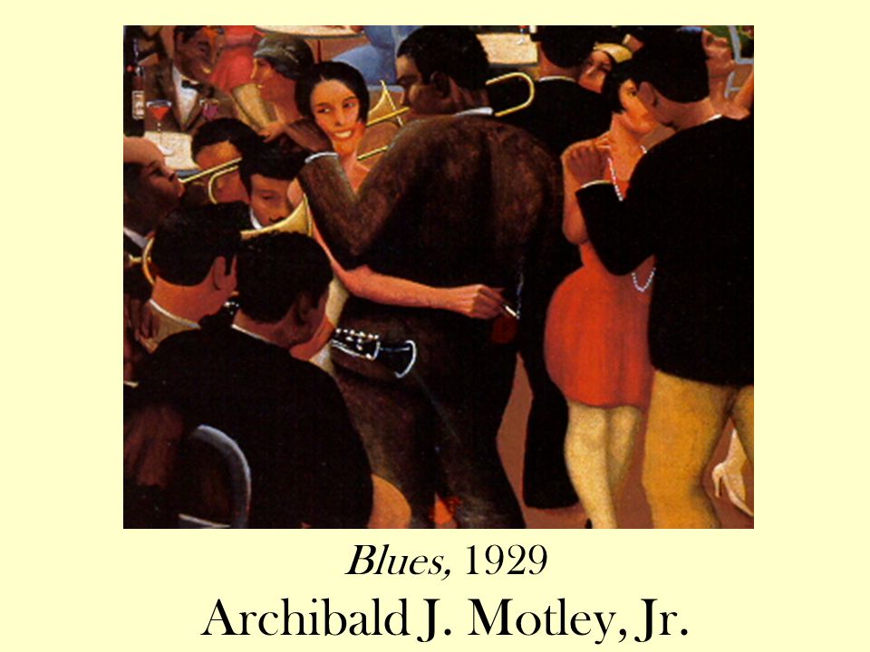 Blues, 1929 Archibald J. Motley, Jr.