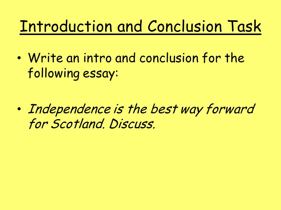 Essay On Scottish Independence
