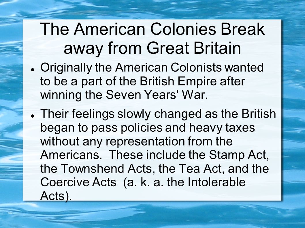 why colonists were justified to break away from great britain Were american colonists justified in fighting a war to break away from britain in their essay teacher directions. why colonists were justified to break away from great britain Were american colonists justified in fighting a war to break away from britain in their essay teacher directions.