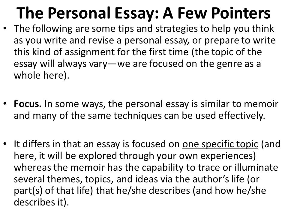 How to write a creative nonfiction essay
