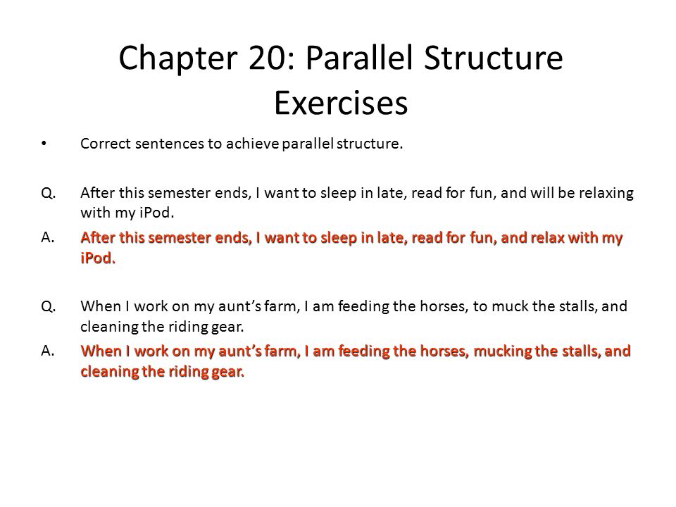 Printables Parallel Structure Worksheet parallel structure practice worksheet versaldobip sentence davezan