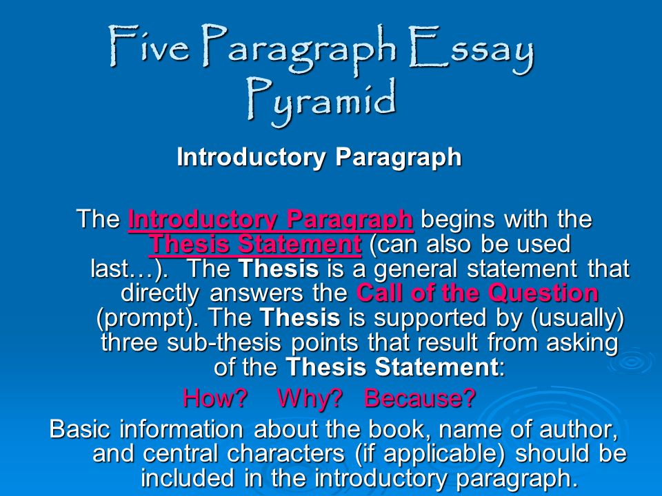 Can a thesis statement start with because